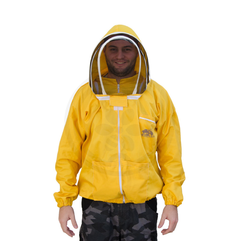 Jakna sa šeširom od kepera, ovalan šešir