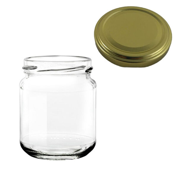 Staklena tegla sa poklopcem 212 ml